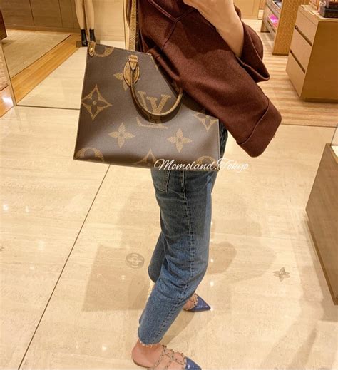 lv onthego sizes|louis vuitton onthego mm bag.